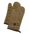 HiEnd Accents Star Oven Mitt (1 PC),   Dk Tan
