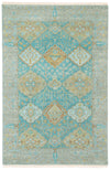 Jaipur Living Allegro Hand-Knotted Floral Teal/ Green Area Rug