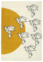 Kaleen Rugs Origami Collection ORG02-01 Ivory Area Rug