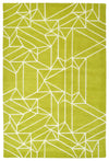 Kaleen Rugs Origami Collection ORG04-96 Lime Green Area Rug