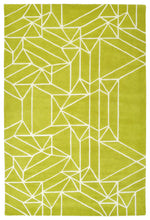 Kaleen Rugs Origami Collection ORG04-96 Lime Green Area Rug