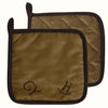 HiEnd Accents Brand Pot Holder (1 PC),   Dk Tan