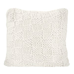 HiEnd Accents Chess Knit Euro Pillow, Natural