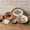 HiEnd Accents Aztec Bear Melamine 14 Piece Set