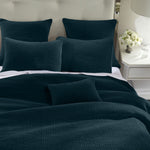 HiEnd Accents 3PC Stonewashed Cotton Velvet Quilt Set, Full/Queen