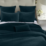 HiEnd Accents 3PC Stonewashed Cotton Velvet Quilt Set, King