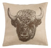 HiEnd Accents Buffalo Burlap Pillow