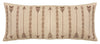 HiEnd Accents Long Rectangles and Arrows Burlap Pillow