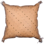 HiEnd Accents Studded Leather Pillow With Tassels