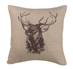 HiEnd Accents Elk Bust Pillow