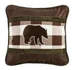 HiEnd Accents Embroidery Bear Pillow