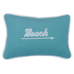HiEnd Accents Embroidered ``Beach`` Pillow