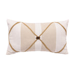 HiEnd Accents Linen Pillow w/button
