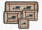 Earth Rugs PP-116 Mama & Baby Bear Oblong Printed Placemat 13``x19``
