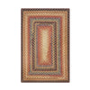 Homespice Decor 410191 27" x 45" Rectangular Peppercorn Cotton Braided Rug