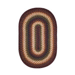 Homespice Decor 501561  20" x 30" Oval Prescott Jute Braided Rug