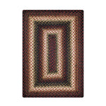 Homespice Decor 514561  5' x 8' Rectangular Prescott Jute Braided Rug