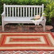 Homespice Decor 715029 6 x 9' Rectangular Preston Pure Comfort Braided Rug