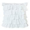 HiEnd Accents Tiered Ruffled Eyelet Pillow