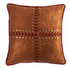 HiEnd Accents Reversible Solace Euro Sham with Embroidery & Concho Details