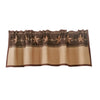 HiEnd Accents Star Ranch Quilted Valance