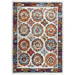 Modway Entourage Odile Floral Moroccan Trellis Area Rug