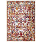 Modway Entourage Jessa Vintage Floral Lattice Area Rug