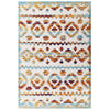 Modway Reflect Takara Abstract Diamond Moroccan Trellis Indoor and Outdoor Area Rug