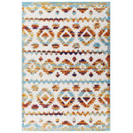 Modway Reflect Takara Abstract Diamond Moroccan Trellis Indoor and Outdoor Area Rug