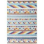 Modway Reflect Cadhla Vintage Abstract Geometric Lattice Indoor and Outdoor Area Rug