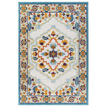 Modway Reflect Ansel Floral Persian Medallion Indoor and Outdoor Area Rug
