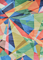 Couristan Rainbow Retro 5' X 8' Rectangular Indoor Contemporary Rug