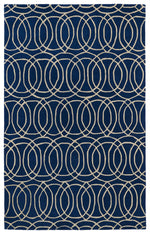 Kaleen Rugs Tara Round REV02-22 Navy Area Rug