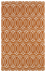 Kaleen Rugs Tara Square REV02-89 Orange Area Rug