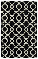 Kaleen Rugs Tara Round REV03-02 Black Area Rug