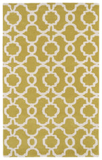 Kaleen Rugs Tara Round REV03-28 Yellow Area Rug