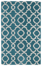 Kaleen Rugs Tara Round REV03-91 Teal Area Rug