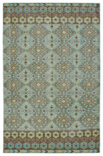 Kaleen Rugs Relic Collection RLC04-78 Turquoise Area Rug