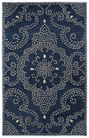 Kaleen Rugs Rosaic Collection ROA02-22 Navy Area Rug