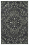 Kaleen Rugs Rosaic Collection ROA02-38 Charcoal Area Rug