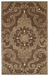 Kaleen Rugs Rosaic Collection ROA02-49 Brown Area Rug