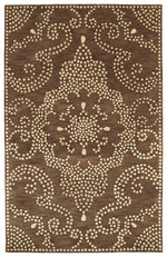 Kaleen Rugs Rosaic Collection ROA02-49 Brown Area Rug