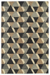 Kaleen Rugs Rosaic Collection ROA03-38 Charcoal Area Rug