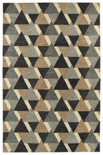 Kaleen Rugs Rosaic Collection ROA03-38 Charcoal Area Rug