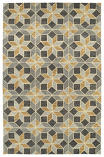 Kaleen Rugs Rosaic Collection ROA04-75 Grey Area Rug