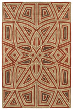 Kaleen Rugs Rosaic Collection ROA09-30 Rust Area Rug