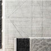 70033-8 Costilla Modern White 8`` X 10`` Rug