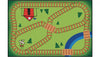 Carpets For Kids Railroad Playtime Value Classroom Rug,Rectangle,3' x 4'6"	