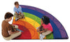 Carpet For Kids 1266 Rainbow Rows Educational Rug