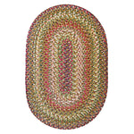 Homespice Decor 321169  20" x 30" Oval Rainforest Ultra Durable Braided Rug